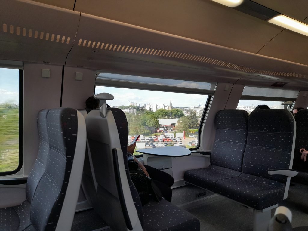 Can't beat the views of Luxembourg City from a double-decker train