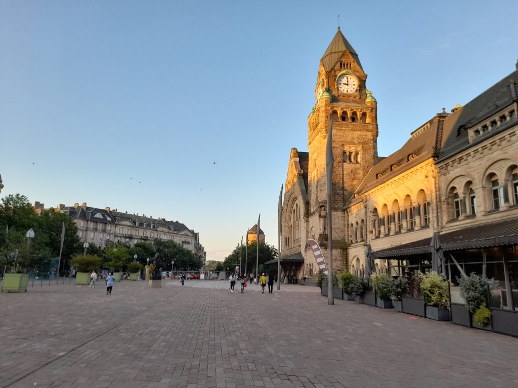 Gare Metz Ville in the Alsace Lorraine region of France