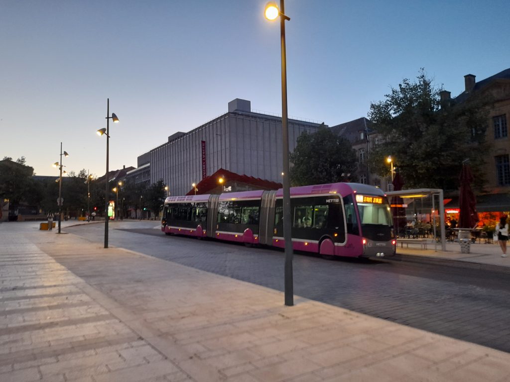 Mettis Road Tram at Place de la Republique